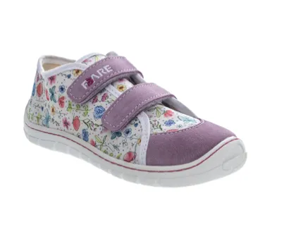Sneakers tessuto a fiori