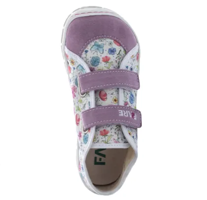 Sneakers tessuto a fiori