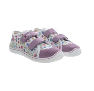 Sneakers tessuto a fiori
