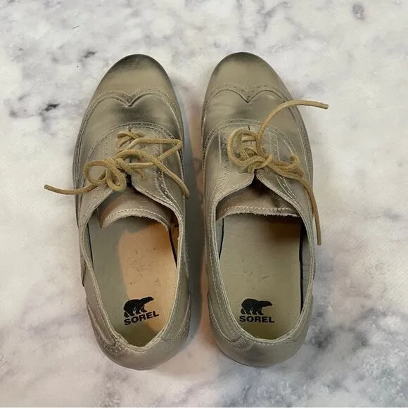 Sorel Madson Aged Leather Brogue Oxfords