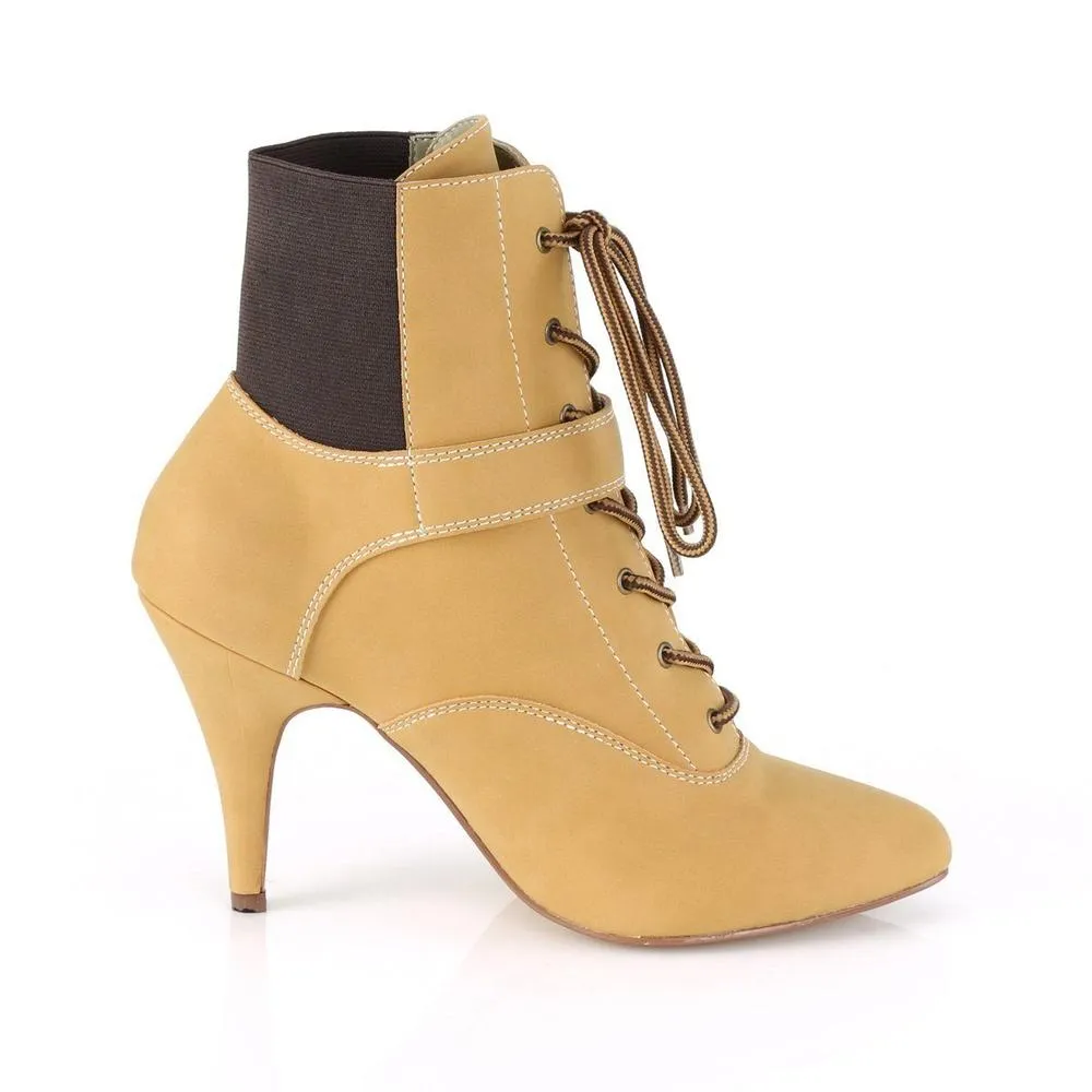 SS-DREAM-1022 Ankle Boot | Black Faux Leather