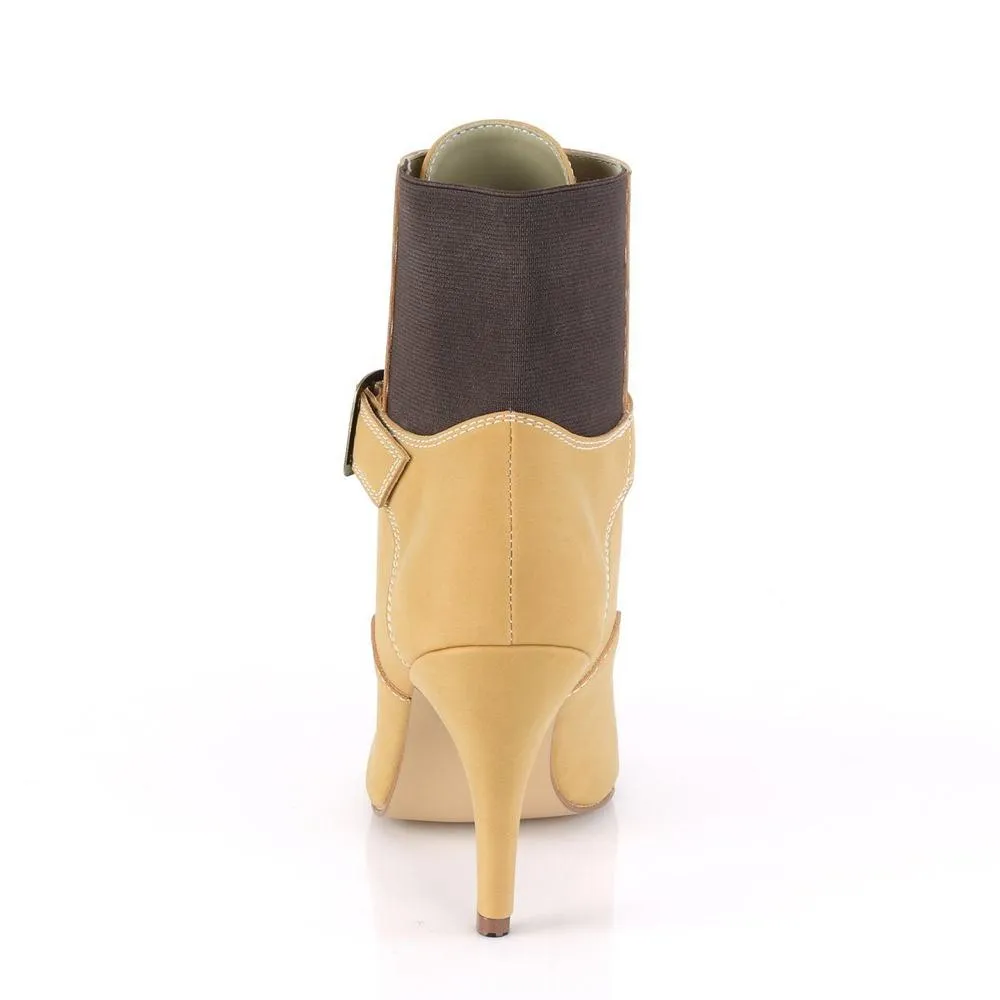 SS-DREAM-1022 Ankle Boot | Black Faux Leather