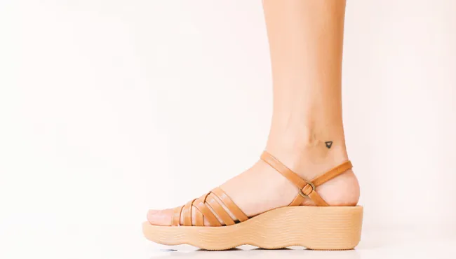 Strappy Camper by Famolare - COGNAC
