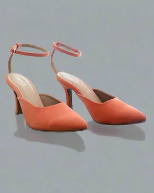 Sunset Sorbet Strappy Heels for Women