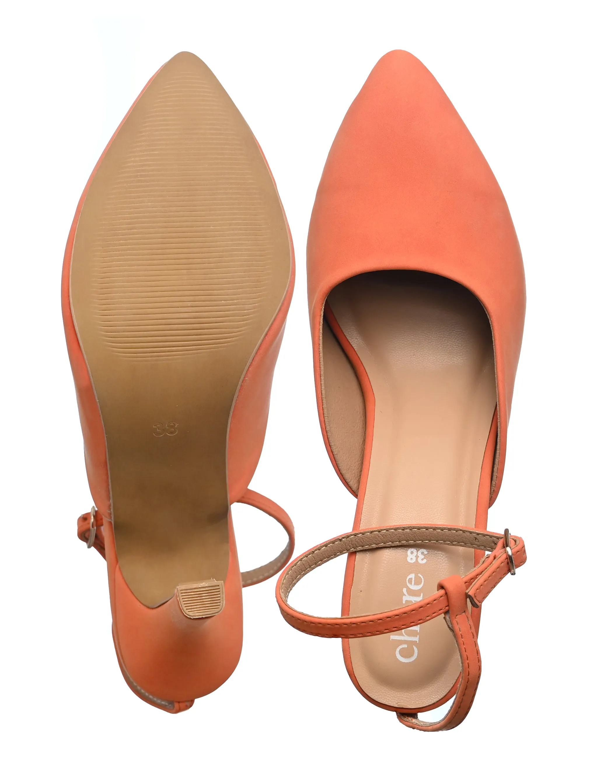 Sunset Sorbet Strappy Heels for Women