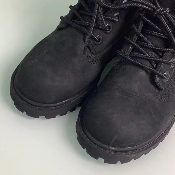 Timberland Classic Premium 6” waterproof black boot toddler unisex size 9 EUC