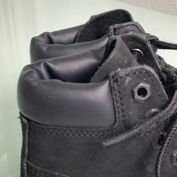 Timberland Classic Premium 6” waterproof black boot toddler unisex size 9 EUC