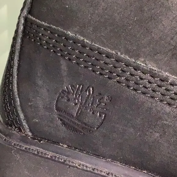 Timberland Classic Premium 6” waterproof black boot toddler unisex size 9 EUC