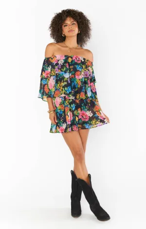 Triple Decker Romper - Midnight Floral