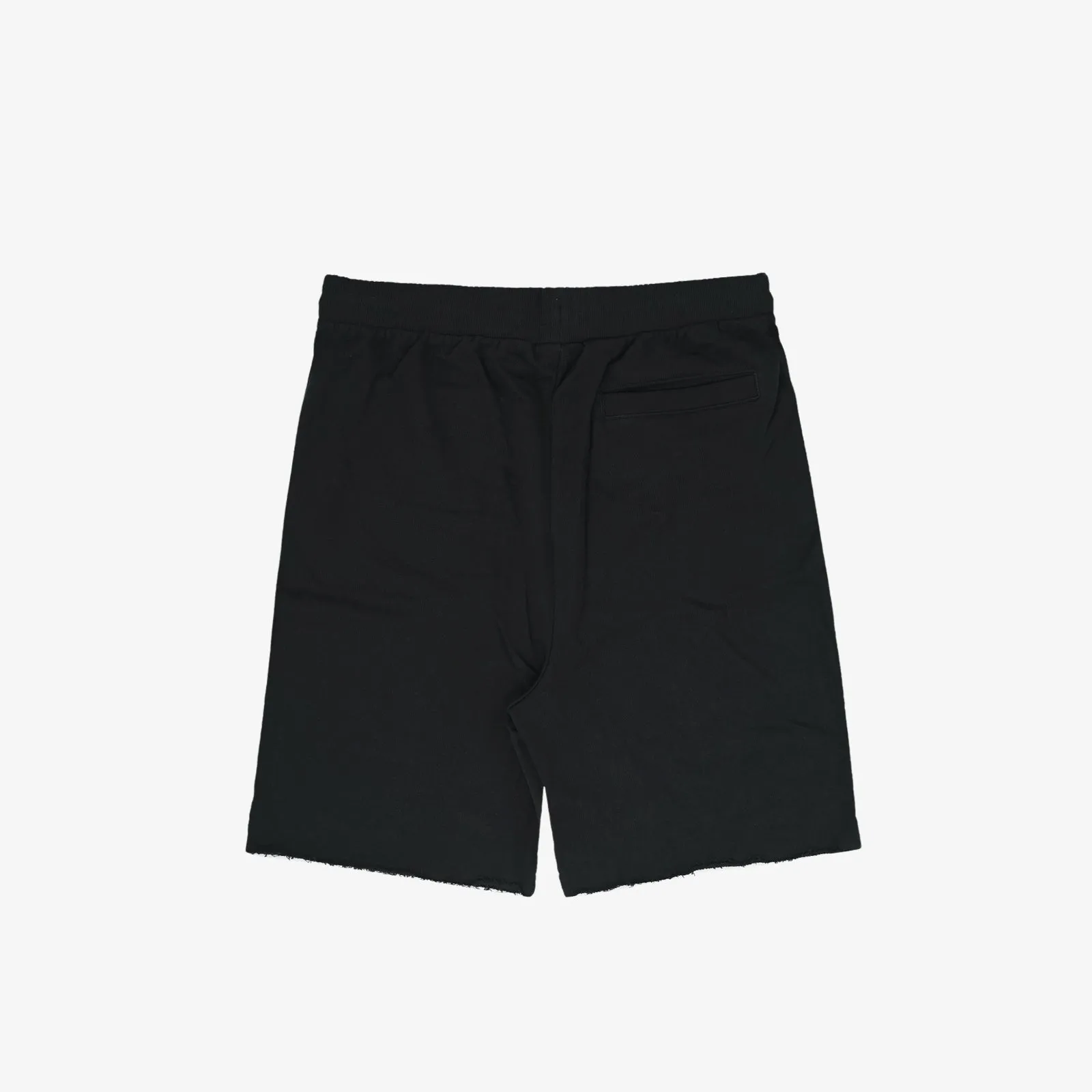 University Of North Carolina Tar Heels NCAA Raw Edge Fleece Shorts - Black