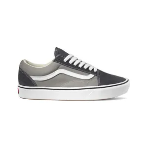 Vans UA ComfyCush Old Skool Suede/Canvas Sneaker, Asphalt Drizzle