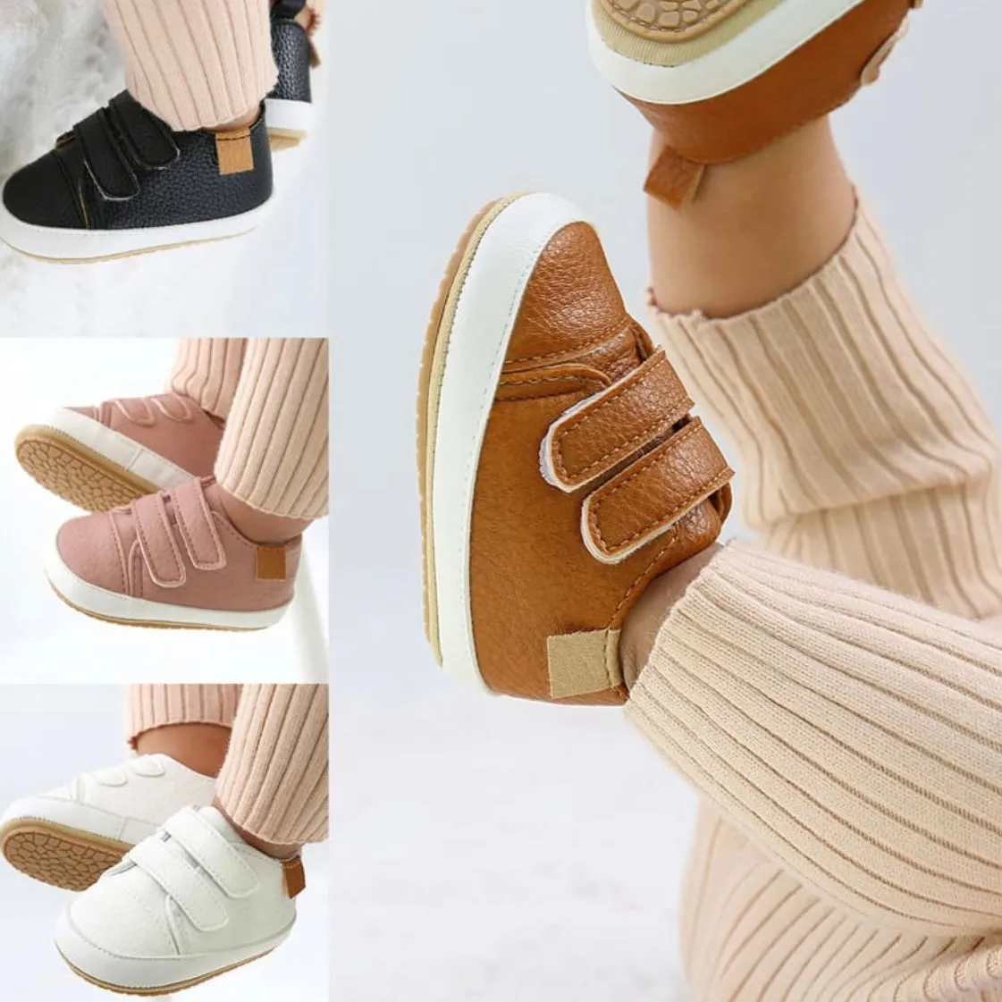 Velcro Prewalkers | Beige