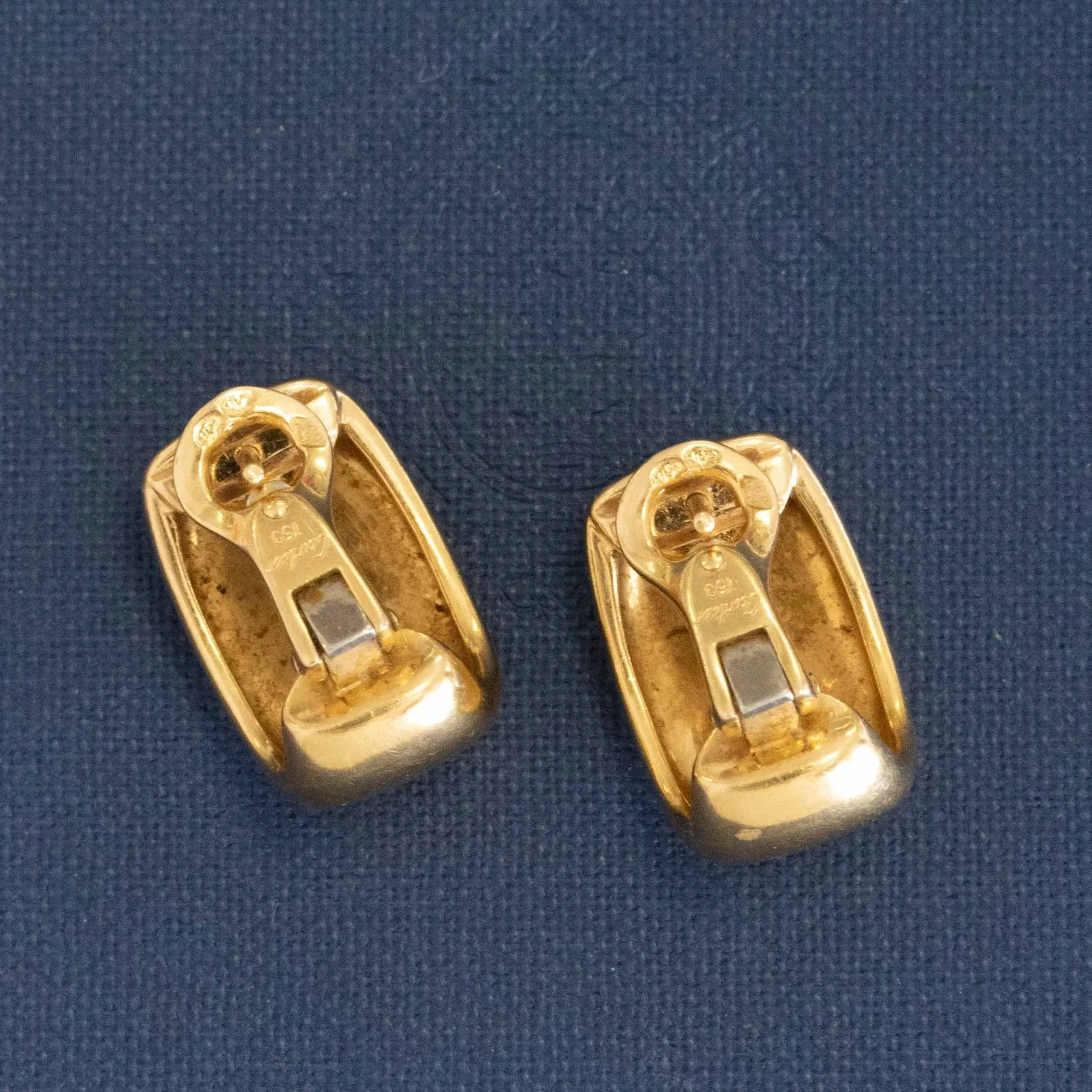Vintage Chunky Hoop Earrings, by Cartier Paris
