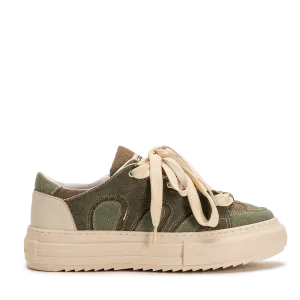 VYBE – Green Canvas Chunky Sneakers