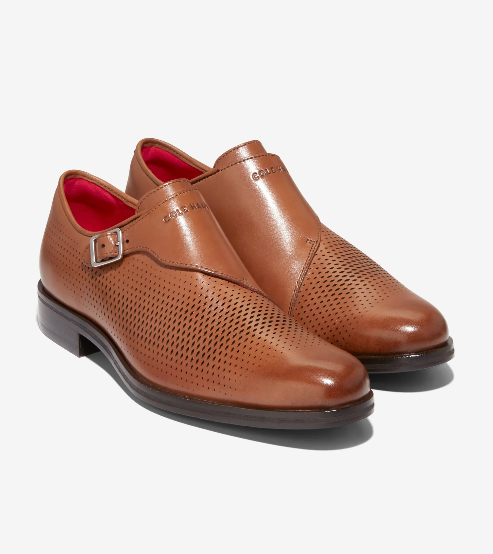 WASHINGTON GRAND LASER SINGLE MONK STRAP OXFORDS