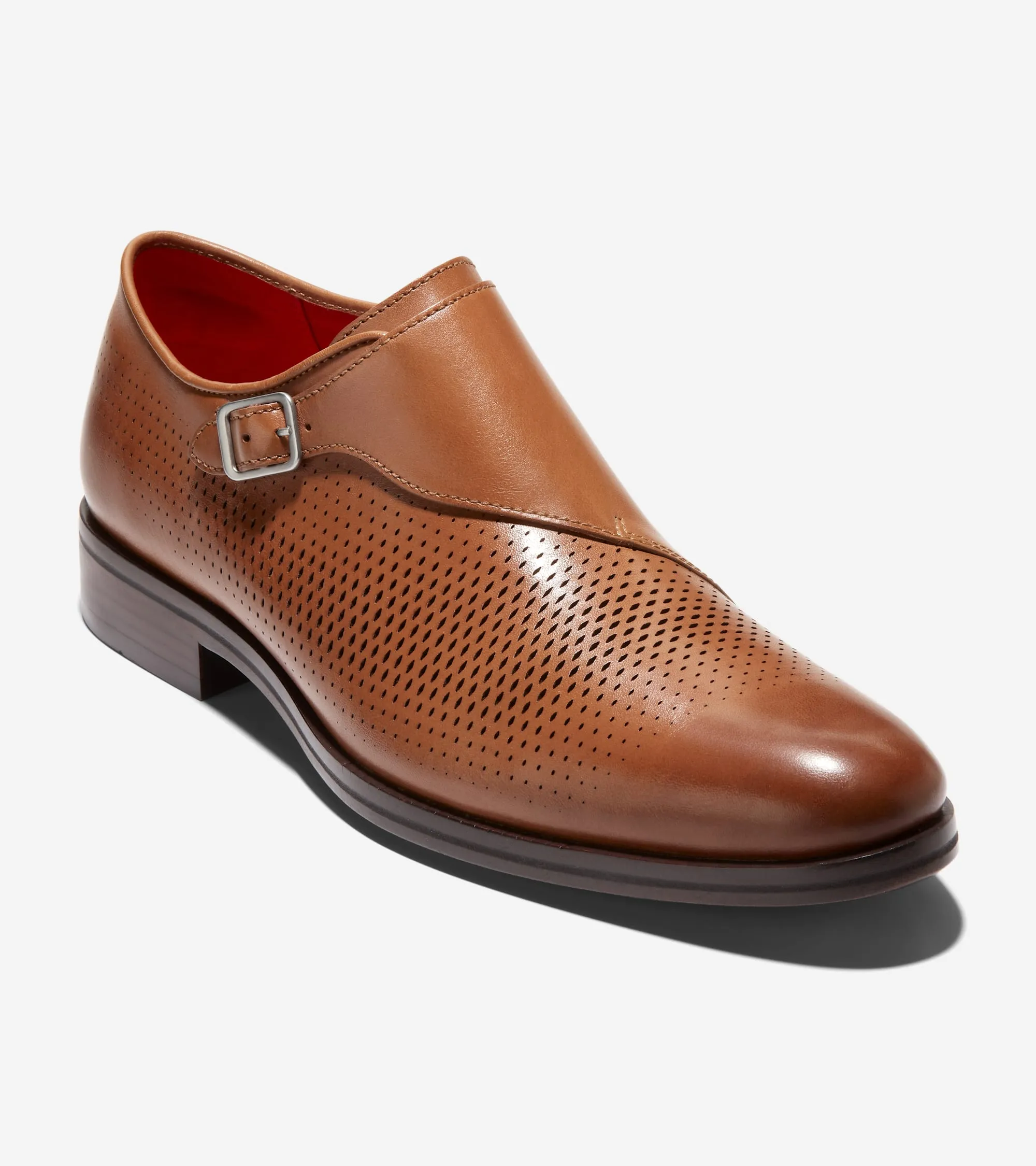 WASHINGTON GRAND LASER SINGLE MONK STRAP OXFORDS