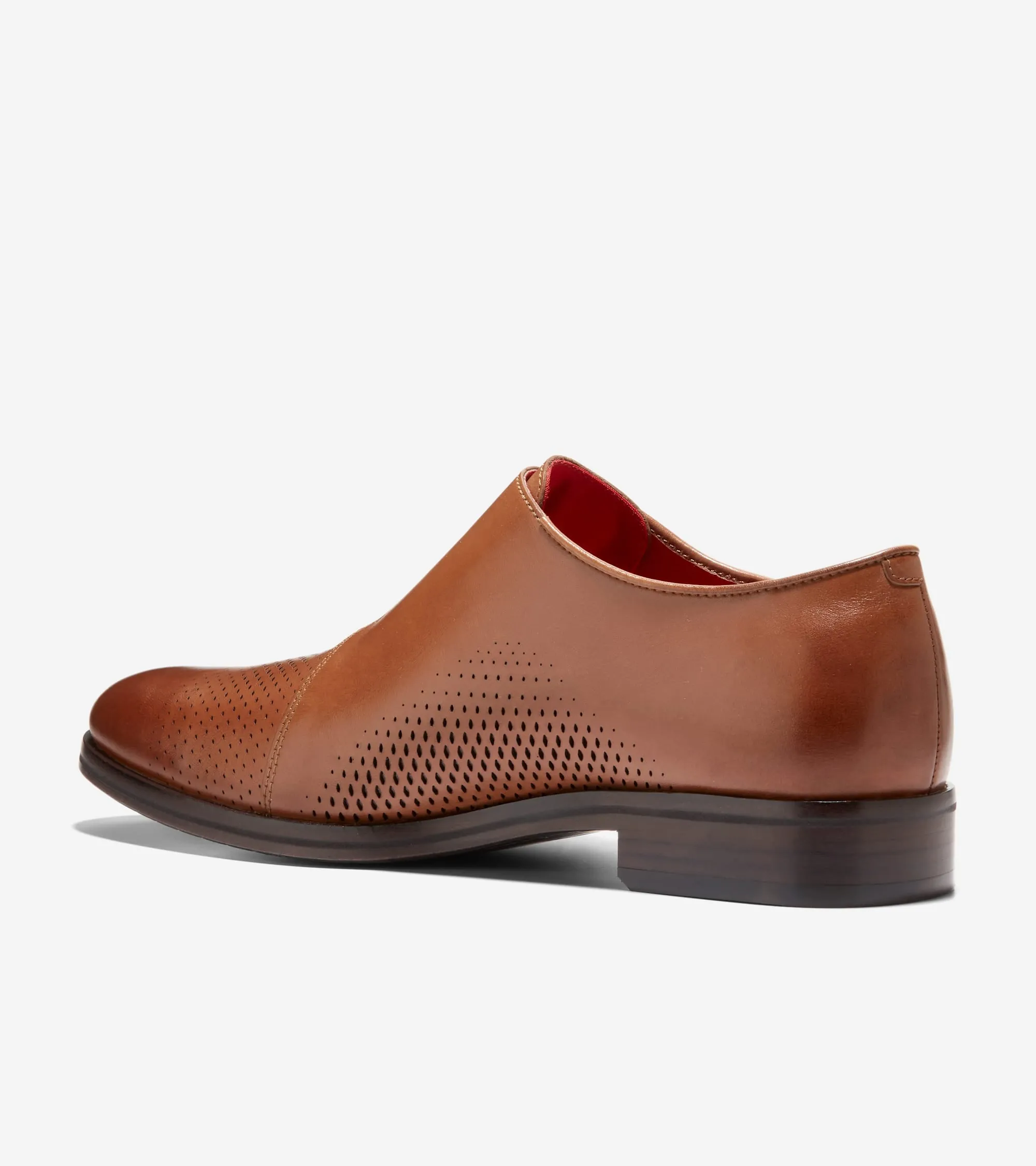 WASHINGTON GRAND LASER SINGLE MONK STRAP OXFORDS