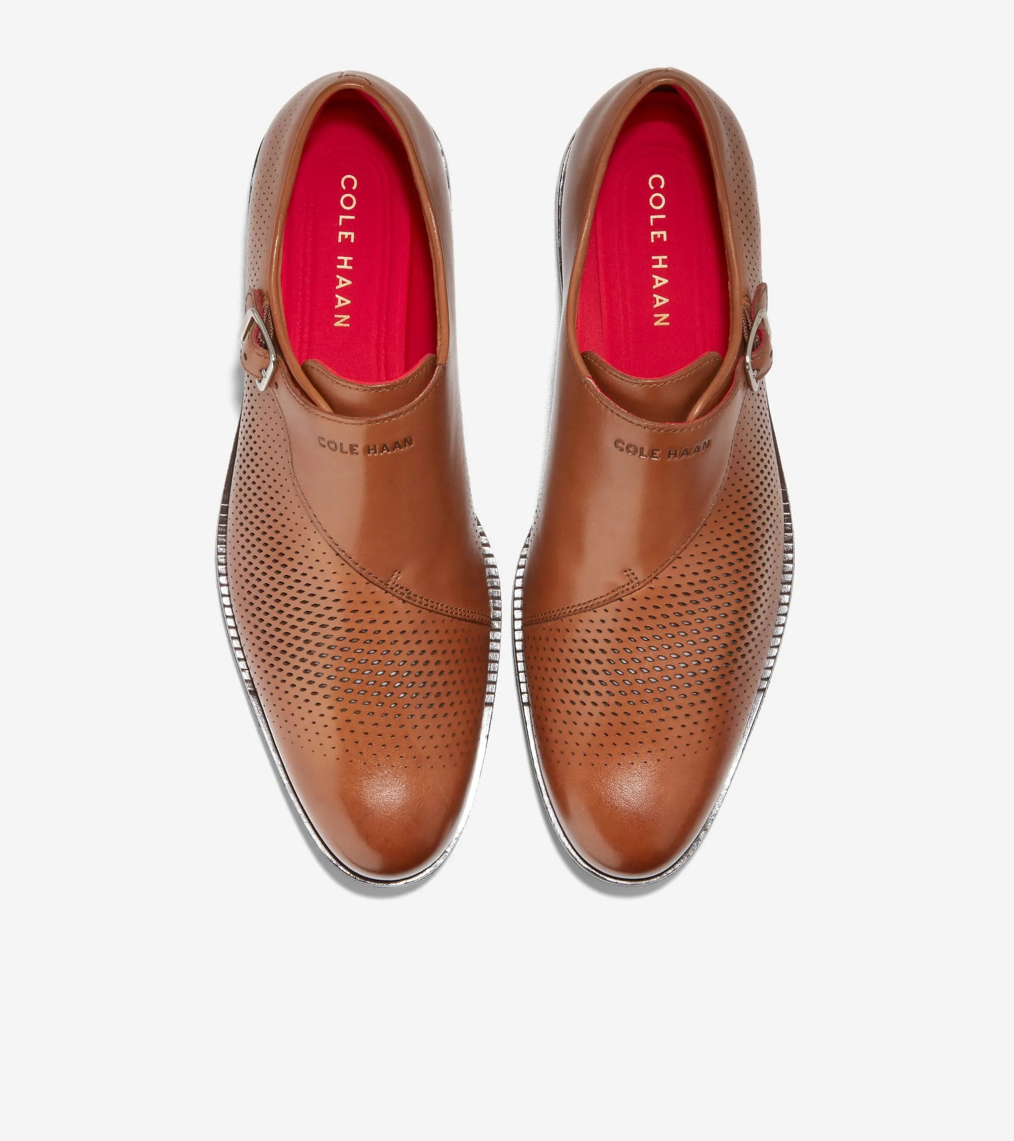 WASHINGTON GRAND LASER SINGLE MONK STRAP OXFORDS