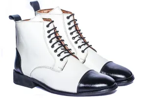 White High Ankle Military Boots(New Arrivals)