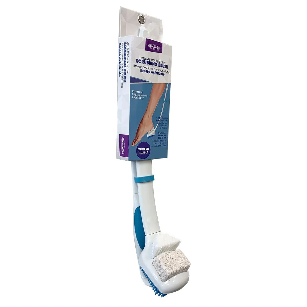 Wholesale Long Reach 2-in-1 Foot Scrubber