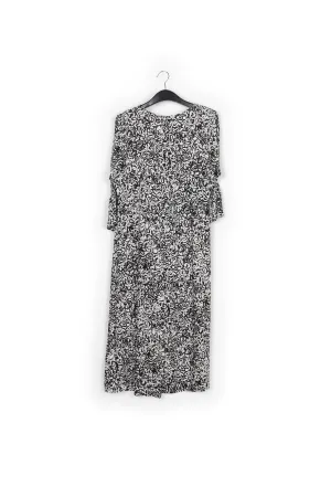 Wide midi dress