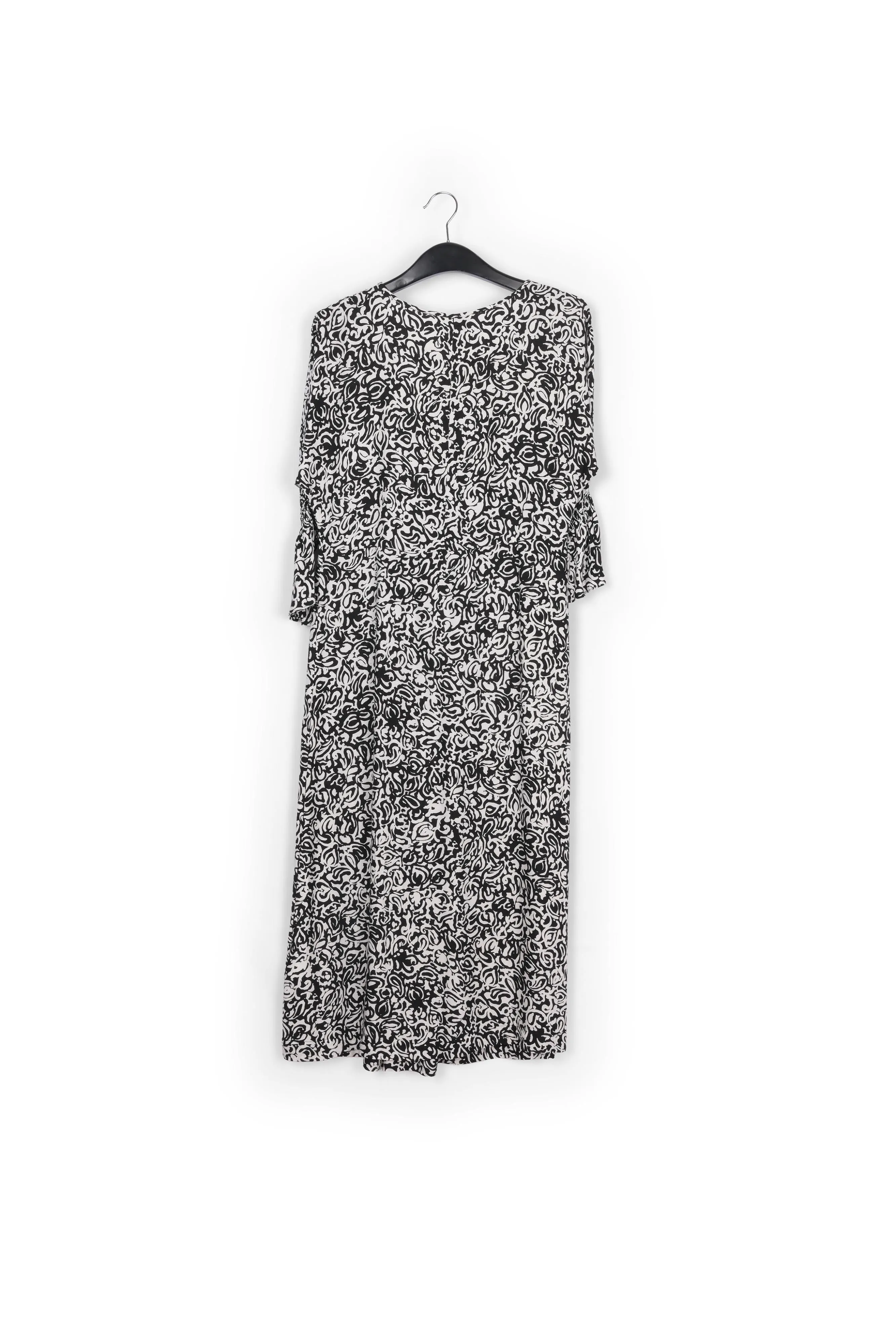 Wide midi dress