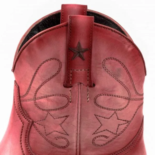 Women's Cowboy Boots or Ankle Boots Handcrafted Pink Leather 2374 Texanas