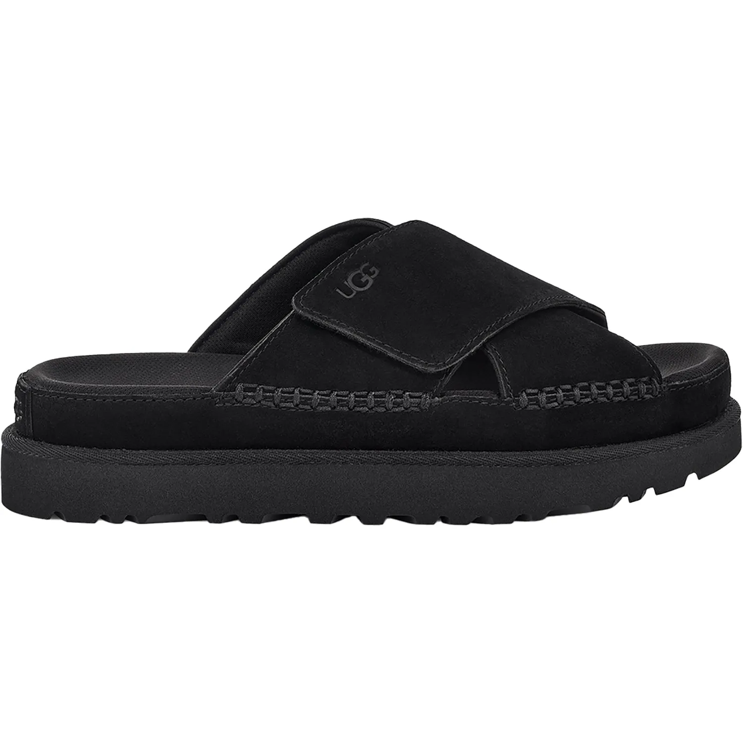 Women's UGG Goldenstar Cross Slide Black