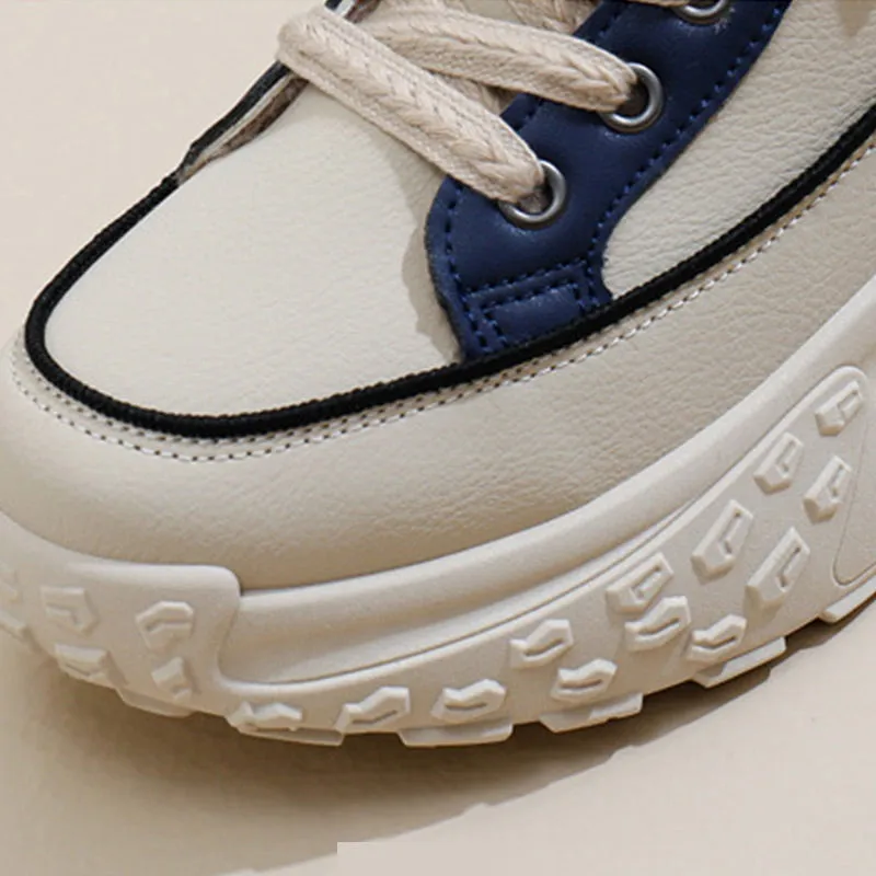 Women's Winter Lace-Up High Top Platform Sneakers
