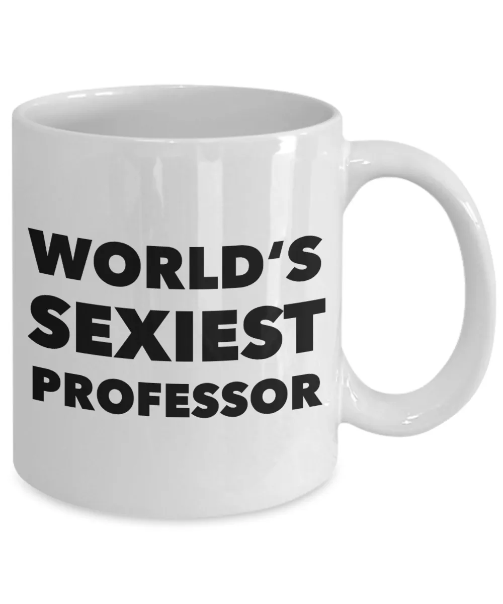 World's Sexiest Professor Mug Gift Ceramic Coffee Cup English Law Math