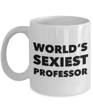 World's Sexiest Professor Mug Gift Ceramic Coffee Cup English Law Math