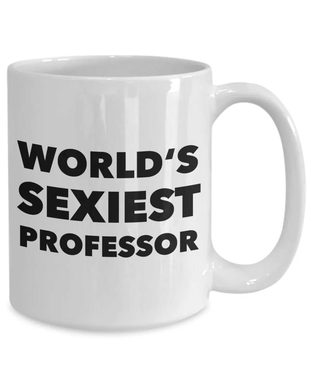 World's Sexiest Professor Mug Gift Ceramic Coffee Cup English Law Math